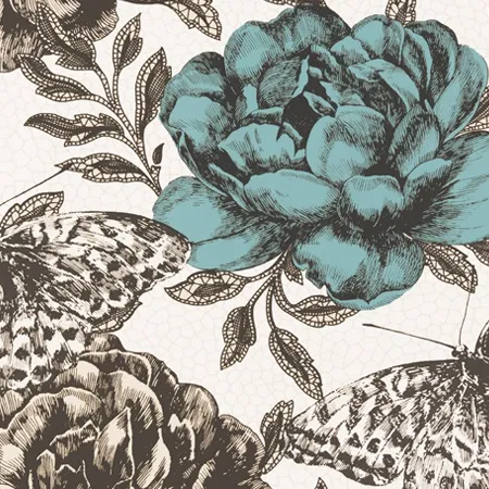 Обои для стен Clarke&Clarke Floribunda W0034-01