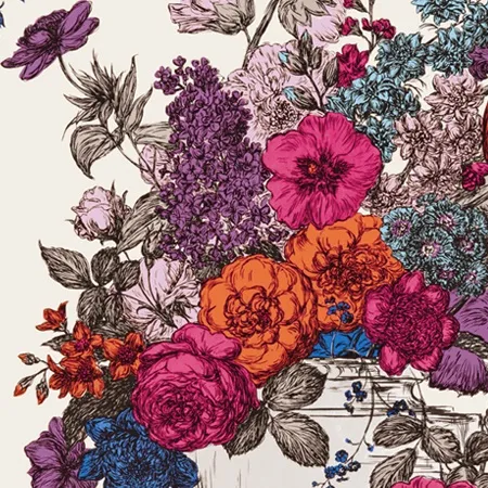 Обои для стен Clarke&Clarke Floribunda W0041-06