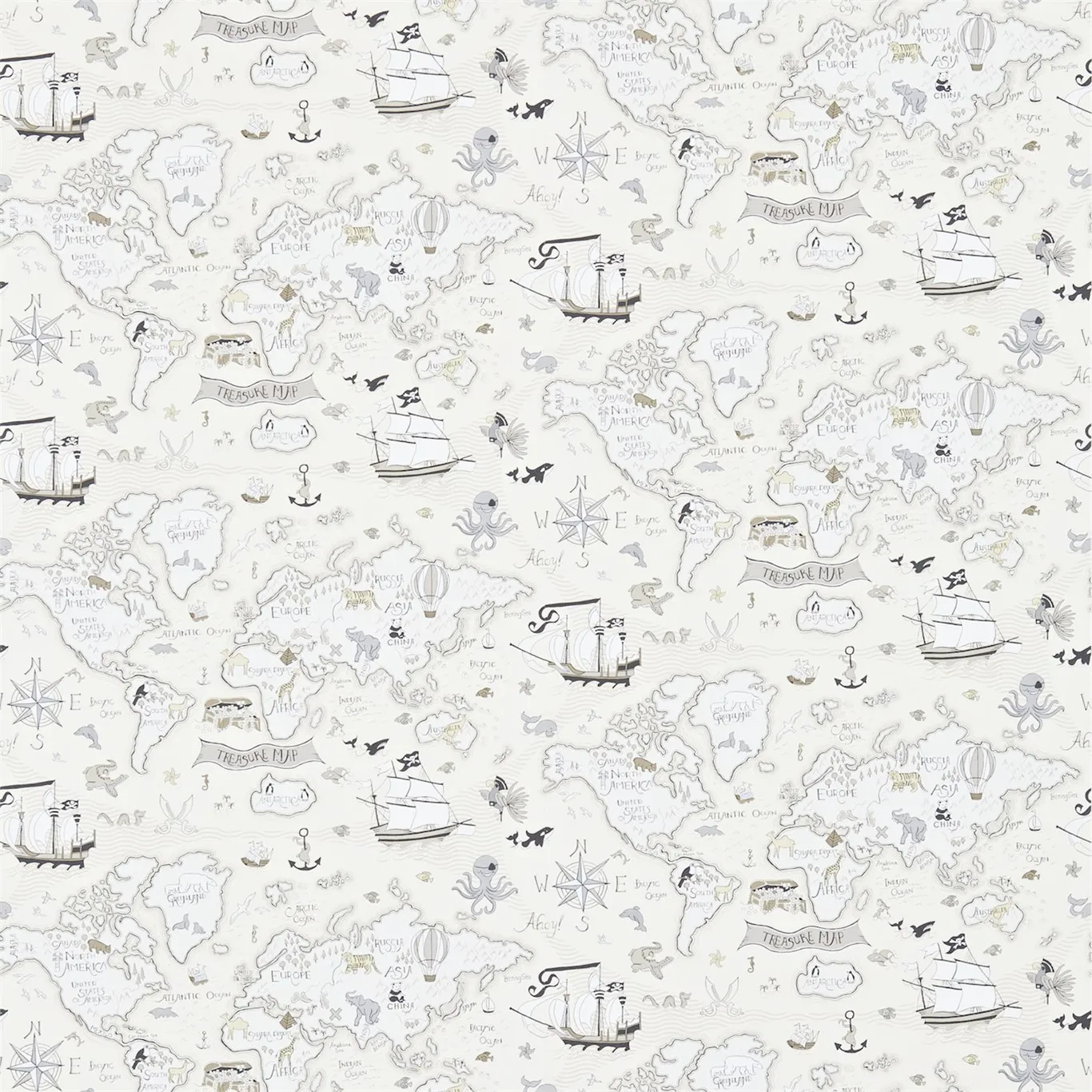 Обои для стен Sanderson Abracazoo 214039