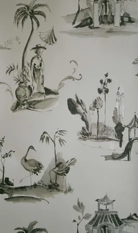 Обои для стен Osborne & Little Pompadour W6011-08