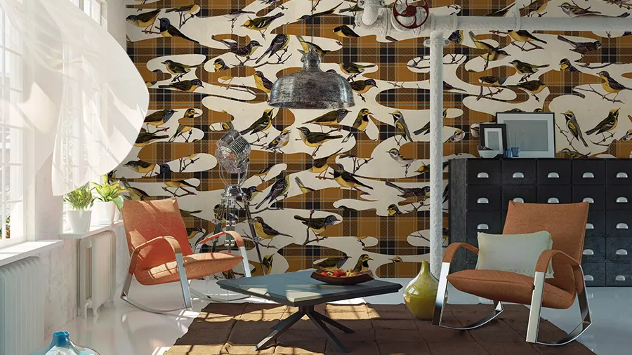 Обои для стен Glamora Camotartan ybs32a