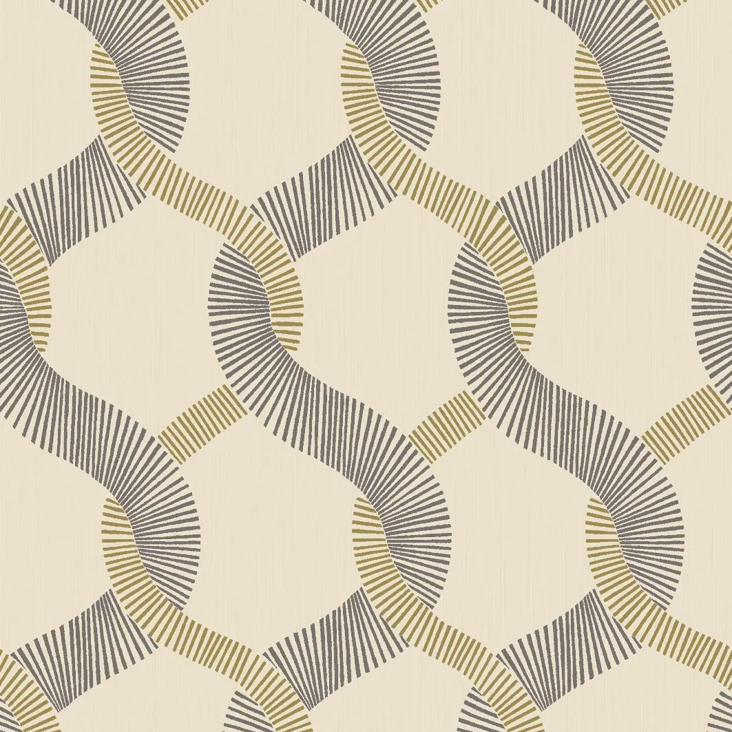 Обои для стен Casamance Holmia nodusFEUILLET OR GRIS copie