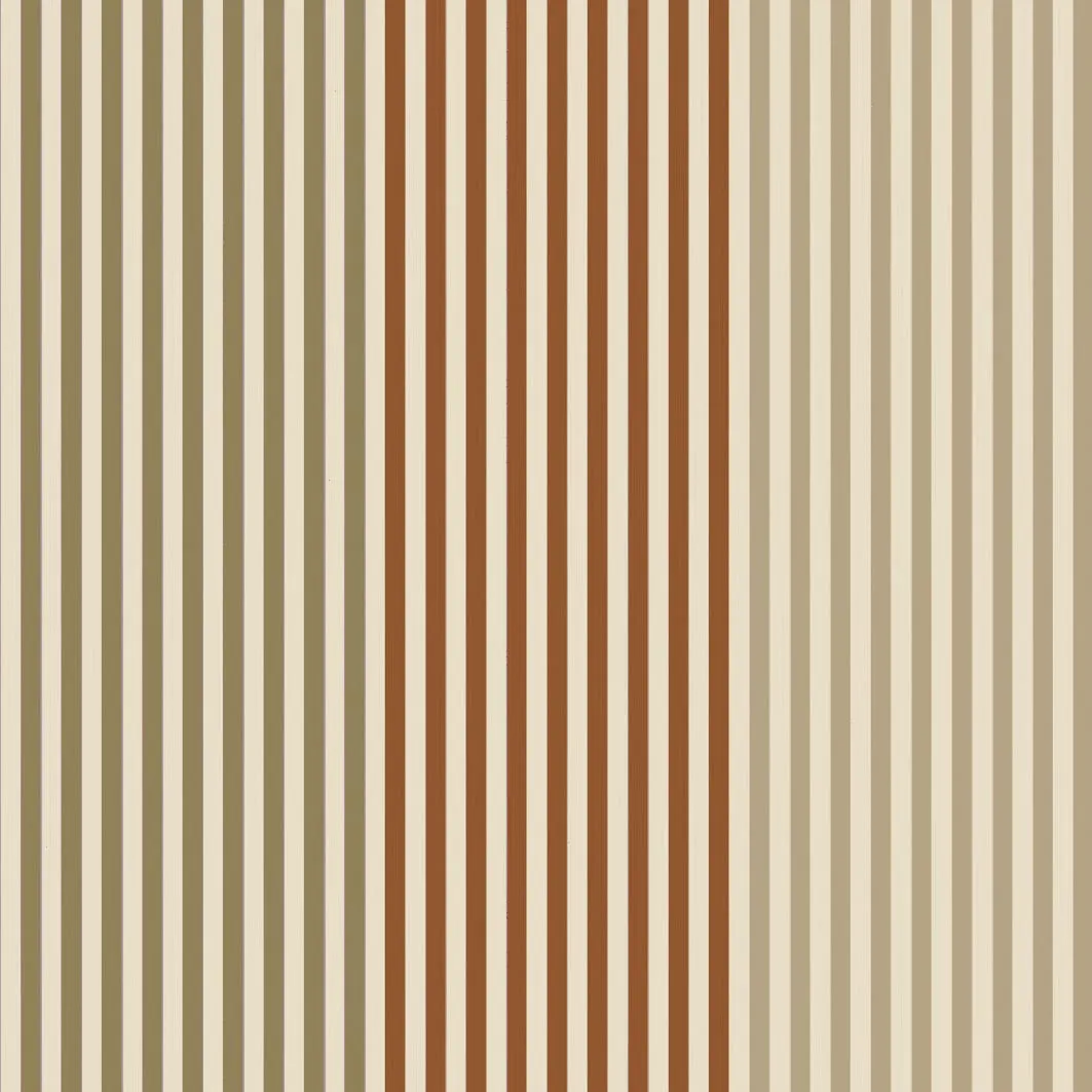 Обои для стен Casamance Holmia rayureFEUILLET OR ROUGE copie