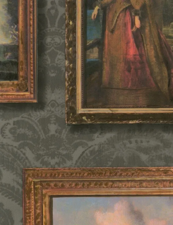 Обои для стен Andrew Martin Museum Gallery-ABC-Charcoal #1