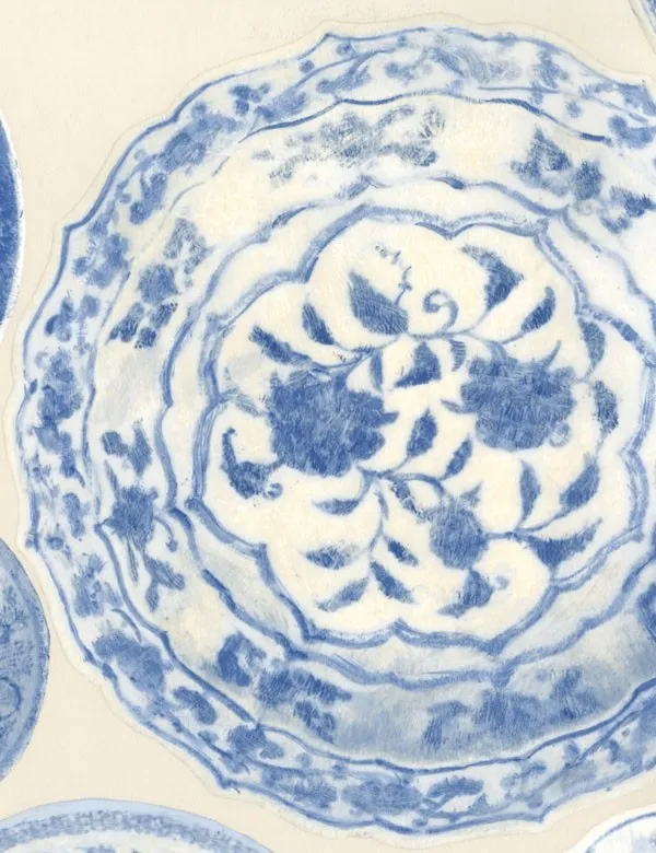 Обои для стен Andrew Martin Museum cargo-blue-white #1