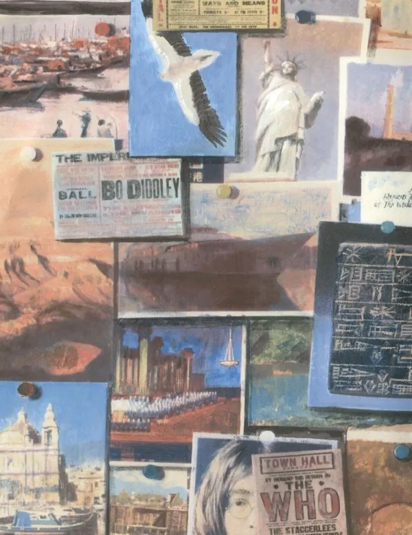 Обои для стен Andrew Martin Museum pinboard-multi