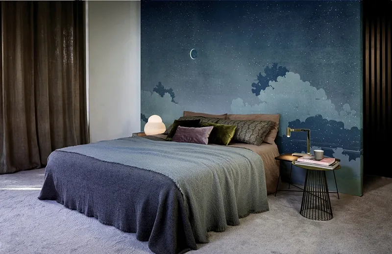 Обои для стен Wall&Deco 2016 Contemporary Wallpaper Notturno-blu
