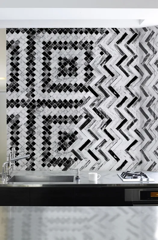 Обои для стен Wall&Deco 2015 Wet System Criss-Cross