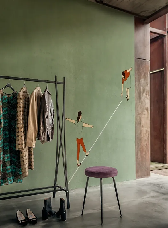 Обои для стен Wall&Deco 2015 Contemporary Wallpaper FIL BLANC