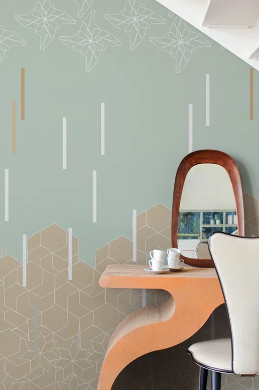 Обои для стен Wall&Deco 2014 Contemporary Wallpaper LINE N MOTION