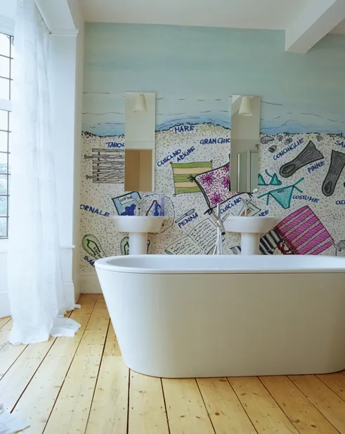 Обои для стен Wall&Deco 2014 Wet System SAND TIPS