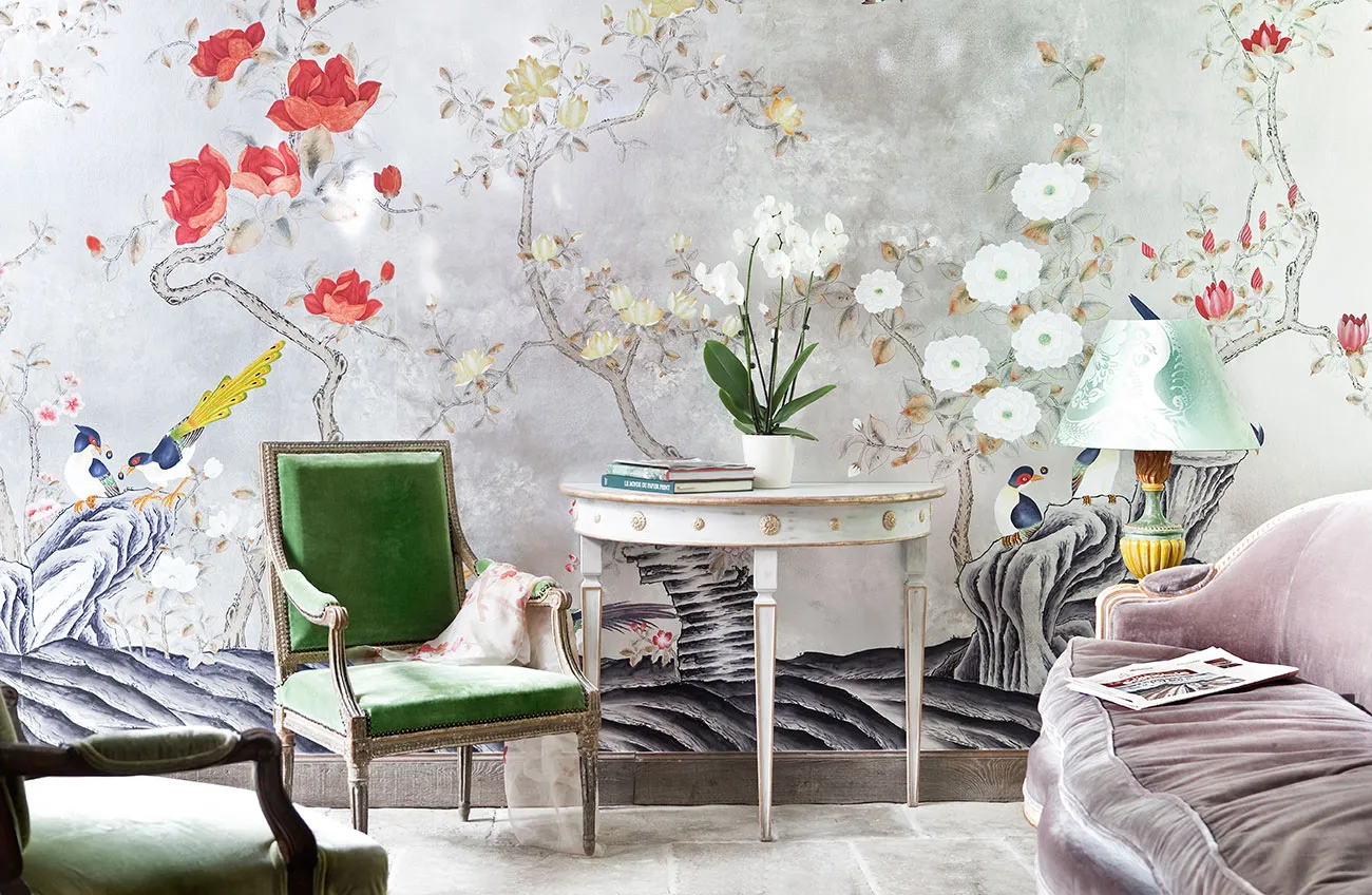 Обои для стен De Gournay Japanese & Korean 0513_03