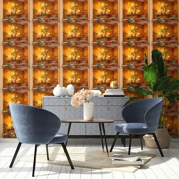 Обои для стен De Gournay Japanese & Korean 2014 #3