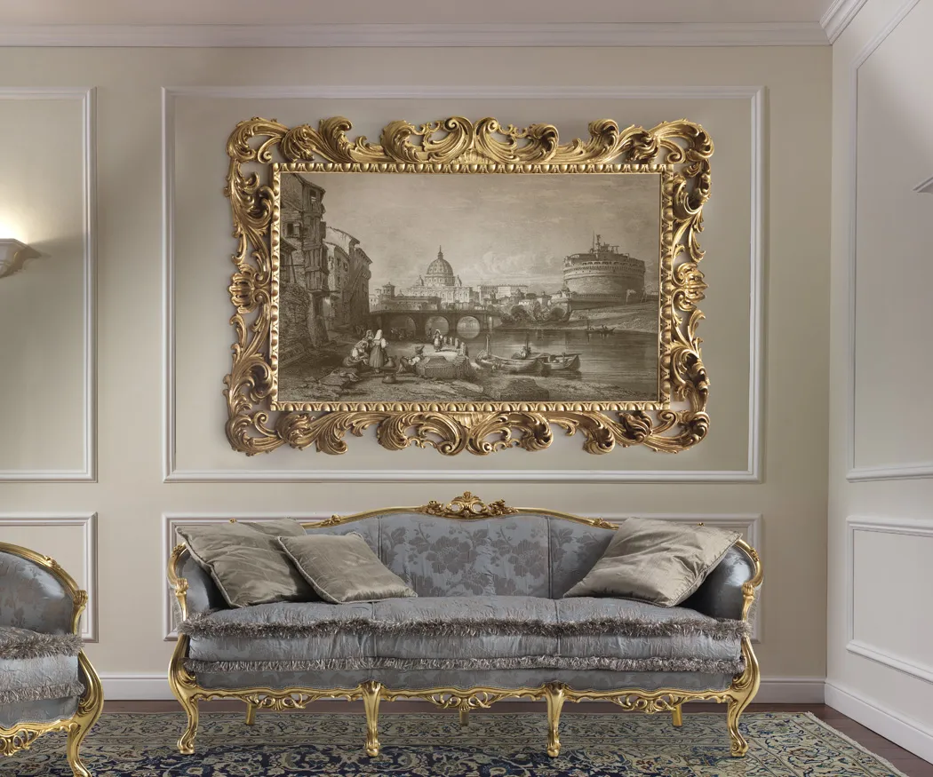 Обои для стен Sangiorgio Acqueforti Old Illustration of Tevere, Rome, 1842