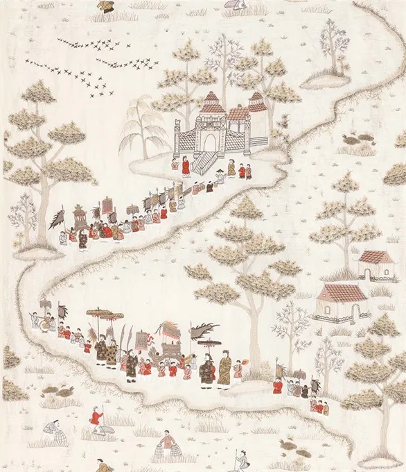 Ткань Nina Campbell Cathay NCF4170-02