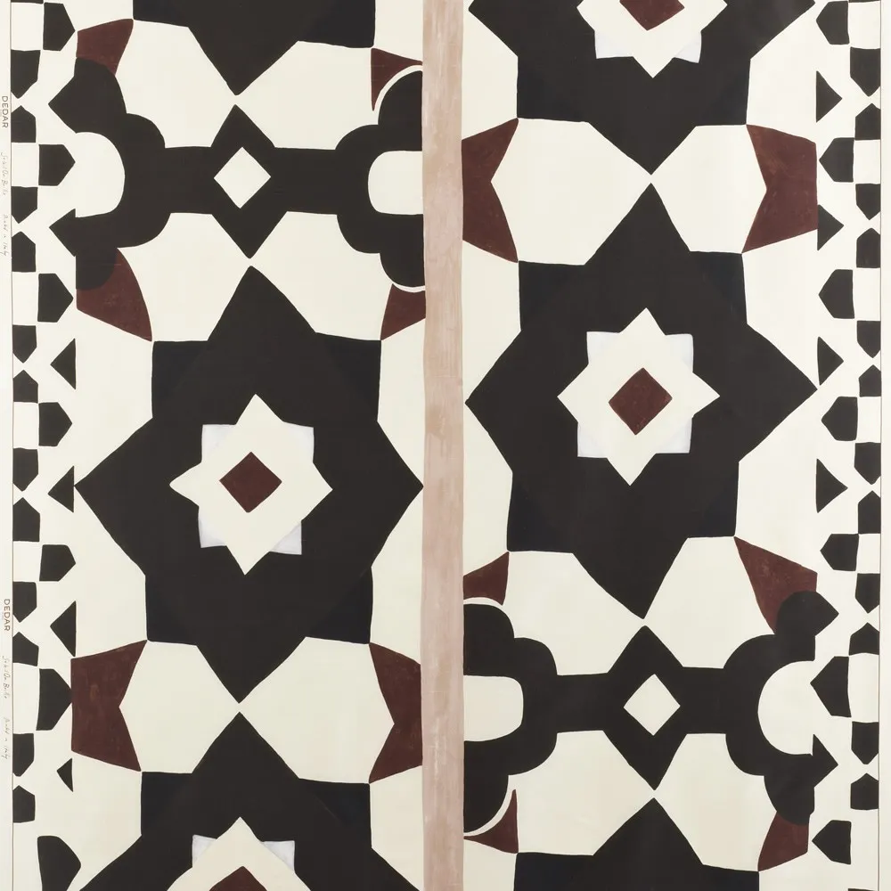 Ткань Dedar Patterns stripes embroideres SOLEIL QUI BRILLE 001