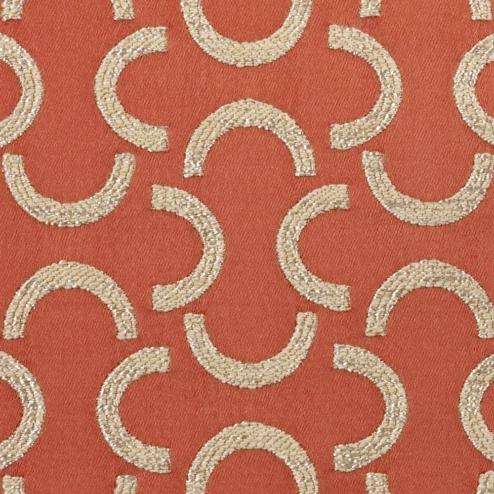 Ткань Dedar Patterns stripes embroideres MEZZALUNA 020