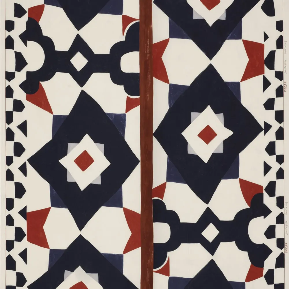 Ткань Dedar Patterns stripes embroideres SOLEIL QUI BRILLE 005