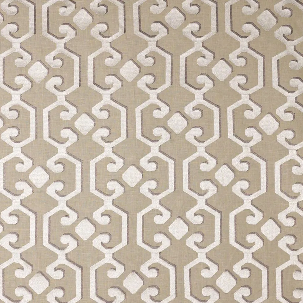 Ткань Dedar Patterns stripes embroideres CASABLANCA 002