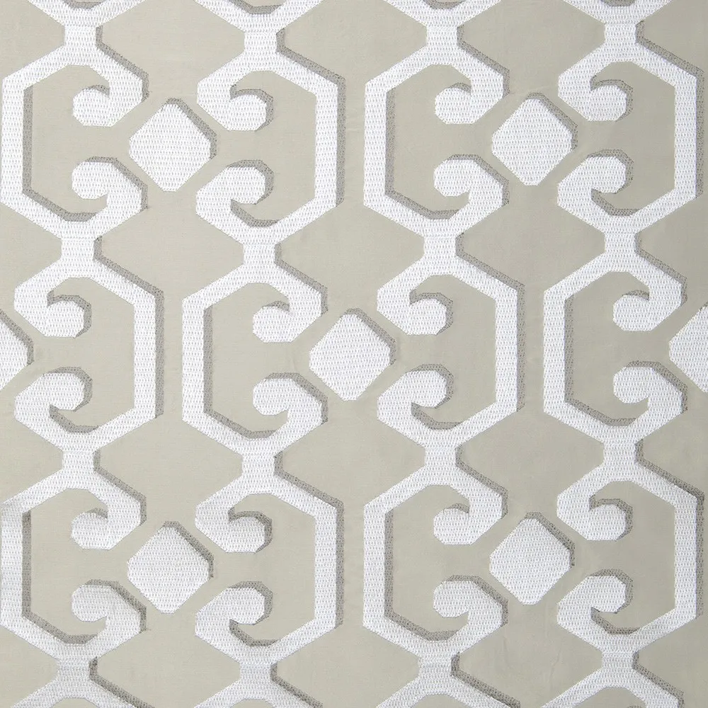 Ткань Dedar Patterns stripes embroideres FLOURISH 001