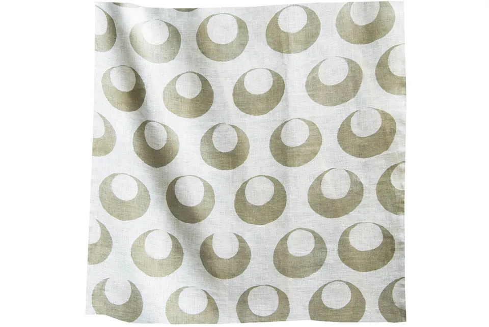 Ткань Arjumand The Imperial TURKISH MOON NEUTRAL LINEN VOILE