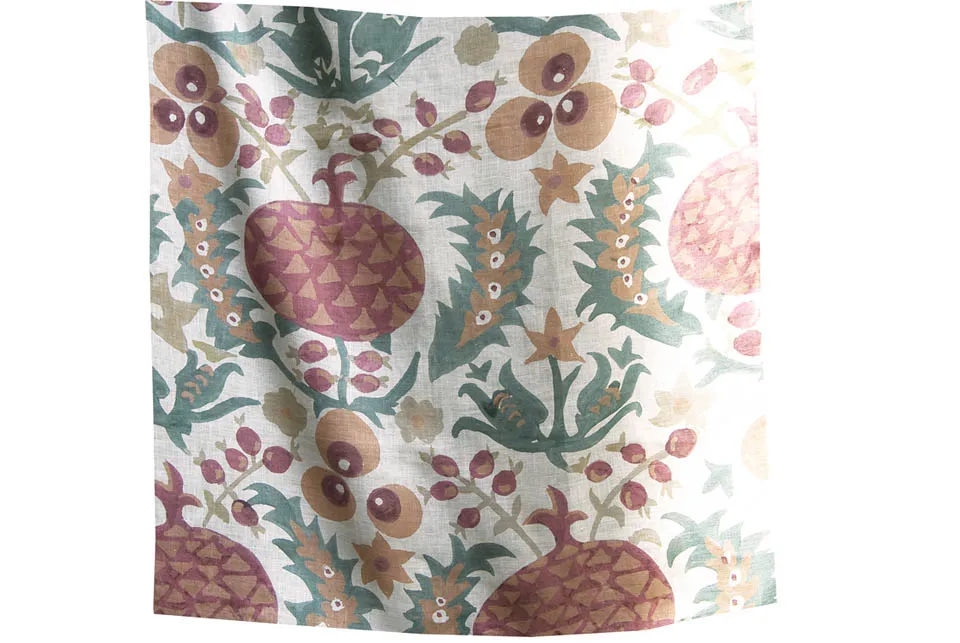 Ткань Arjumand The Imperial POMEGRANATE WARM LINEN VOILE