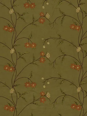 Ткань Robert Allen Embellished Naturals warm tones ARTIST FALLS AMBER