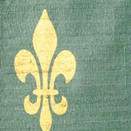 Ткань Henry Bertrand Fleur De Lys On Douppion FLEDOU231205M