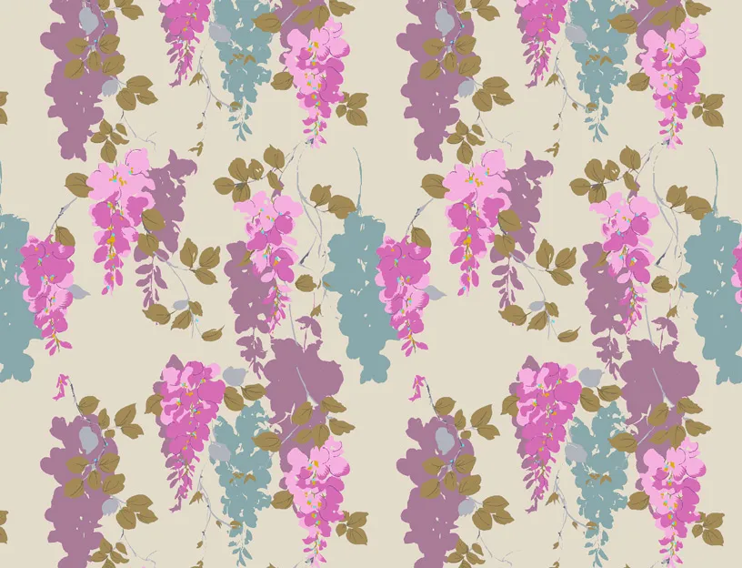 Ткань Blendworth Mystical Wisteria-0012