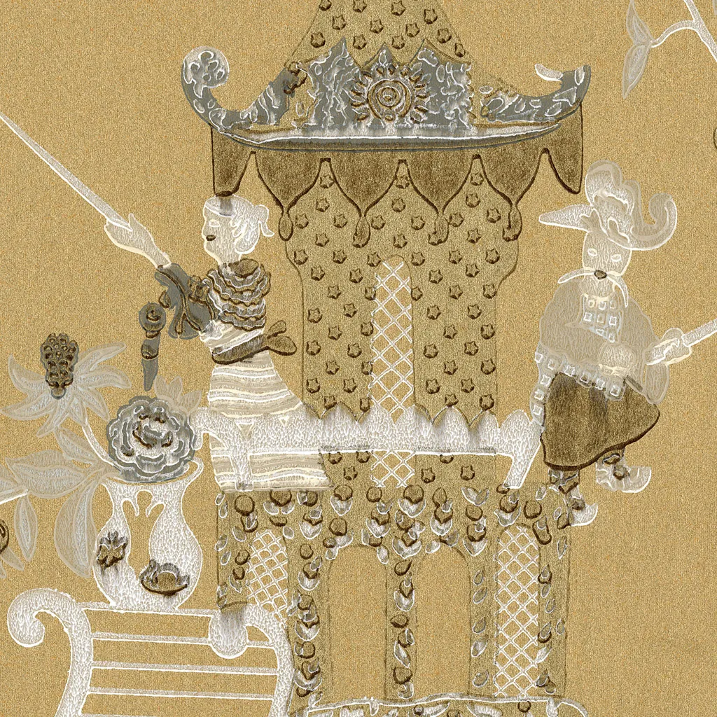 Обои для стен Rubelli Principessa Kocacin Wall 23007