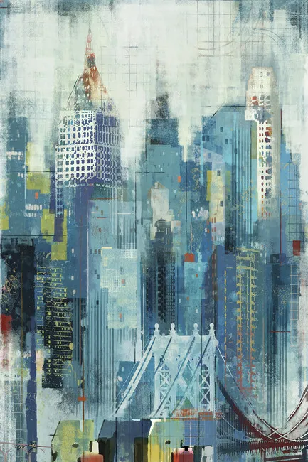 Обои для стен Photowall Aрхитектура new-york-skyline-artwork