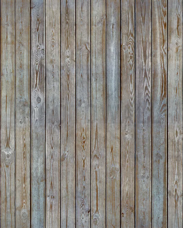 Обои для стен Photowall Текстуры и стены wooden-plank-wall-silver