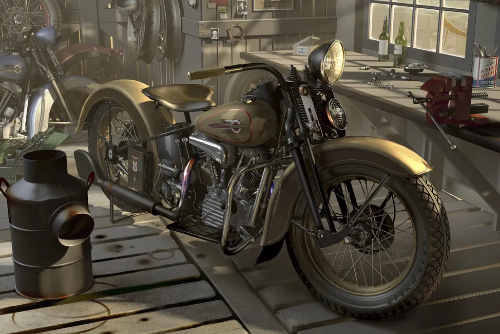 Обои для стен Photowall Транспорт old-barn