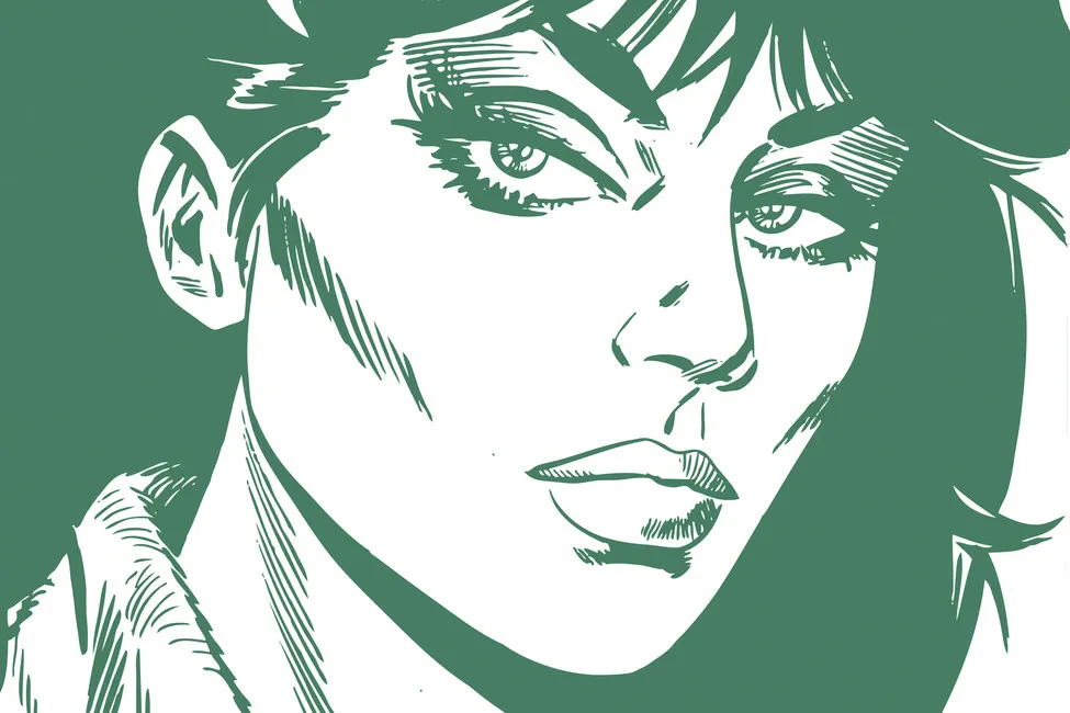 Обои для стен Photowall Фильмы, ТВ и мультфильмы modesty-face-green