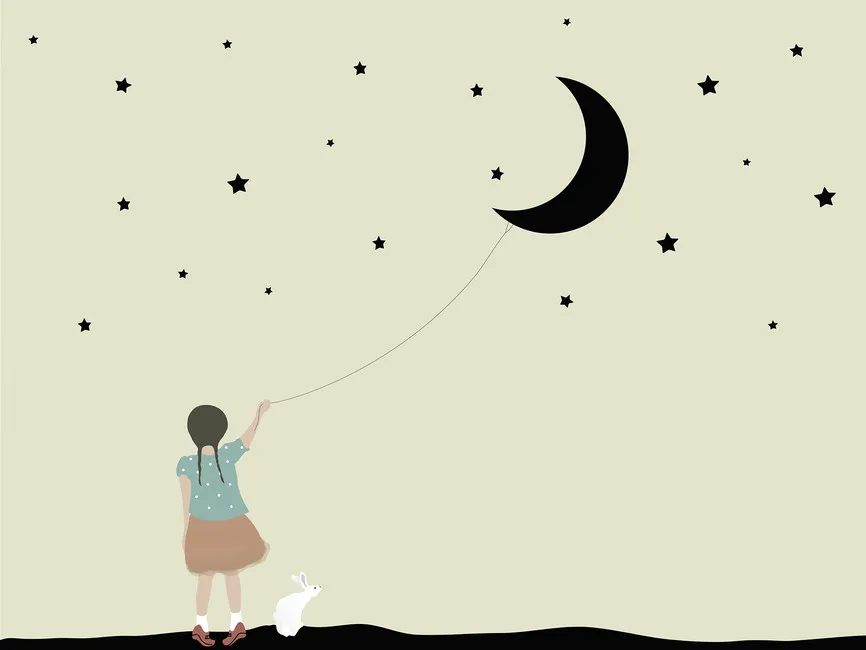 Обои для стен Photowall Фильмы, ТВ и мультфильмы stars-and-moon