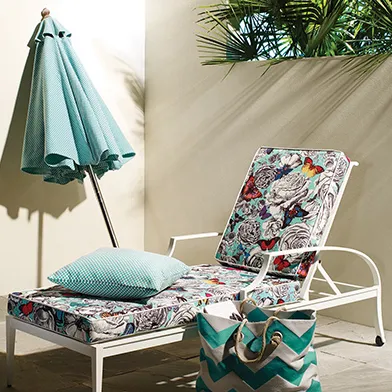 Ткань Osborne & Little Sea Breeze Outdoor Indoor Fabrics BUTTERFLY GARDEN
