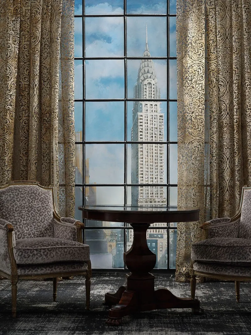 Ткань Andrew Martin Remix curtains-in-lux-bronze-3m-wide-sheer