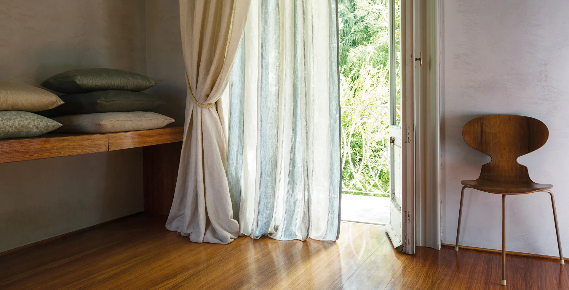 Ткань Christian Fischbacher Collezione Italia a_Fischbacher_Fabric_Unilino_10668_4185_Trilino