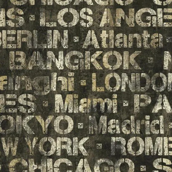 Обои для стен York Wallcoverings Urban Chic RK4411