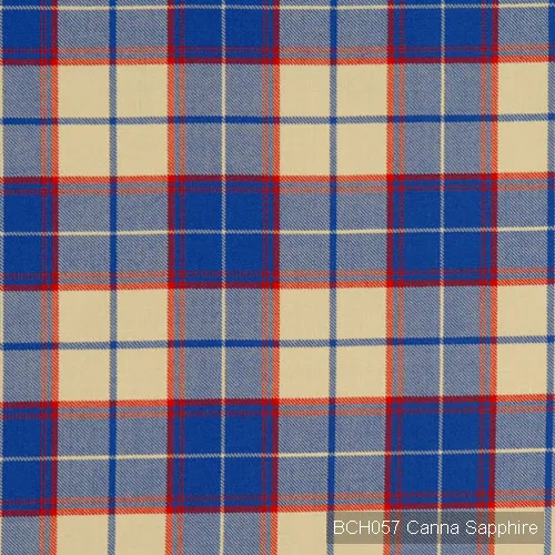 Ткань The Isle Mill Aboyne BCH057 Canna Sapphire