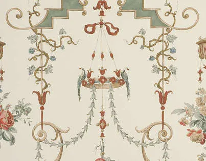 Обои для стен Boussac Historical Documents W4566001