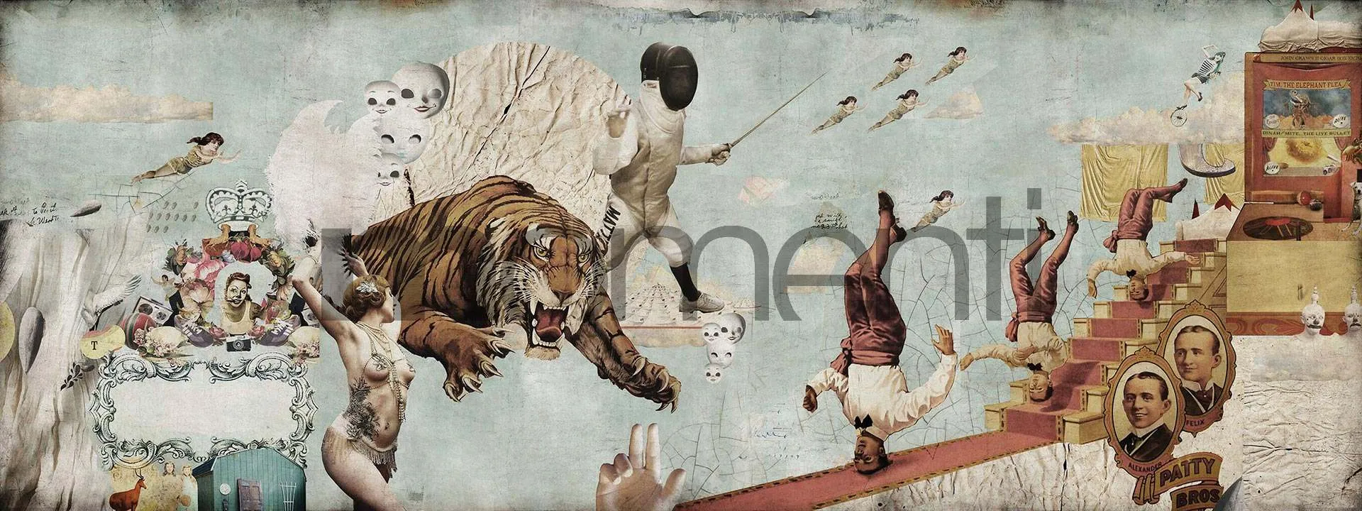 Обои для стен Momenti Nonsense Collection NO-01 Cod. 001