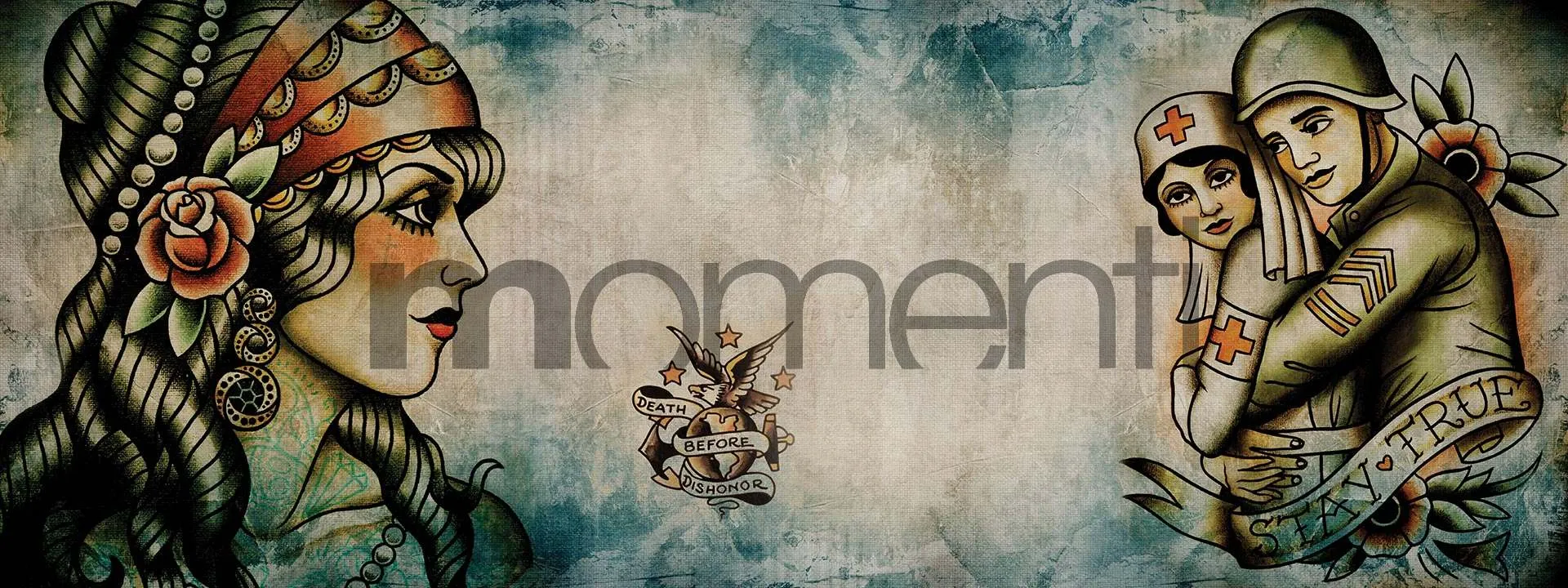 Обои для стен Momenti Tattoo Collection TA-02 Cod. 001