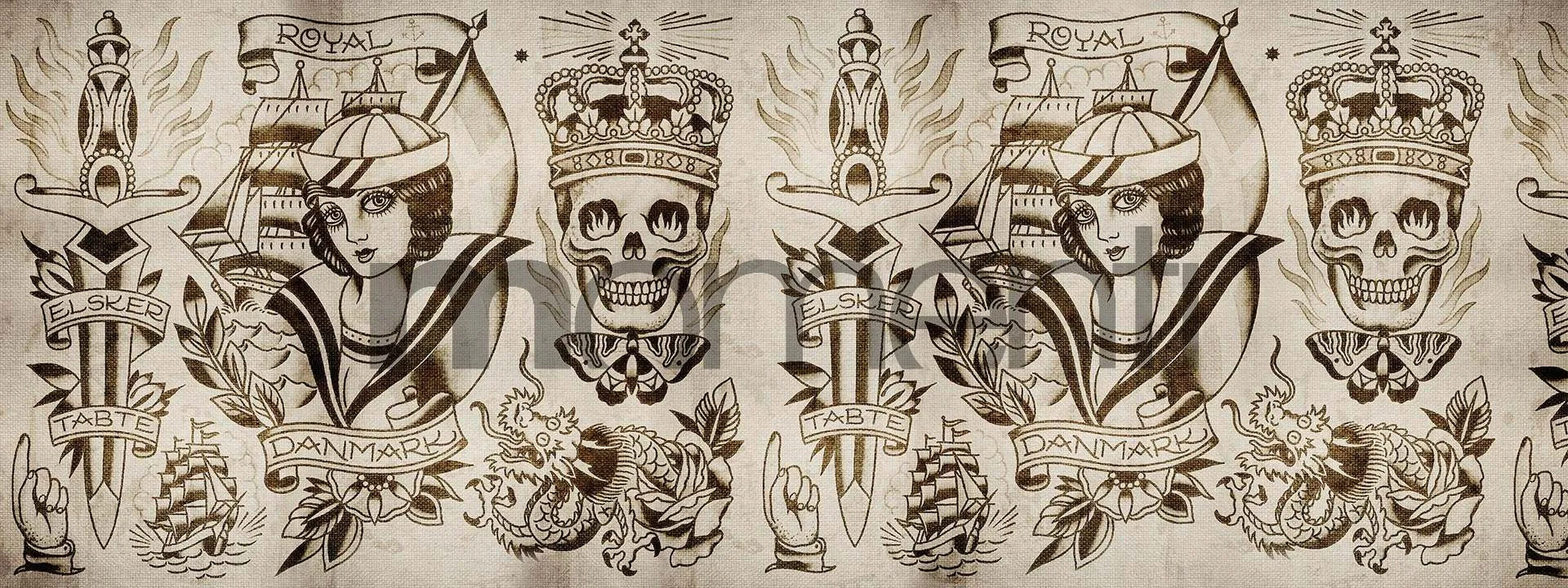 Обои для стен Momenti Tattoo Collection TA-03 Cod. 001