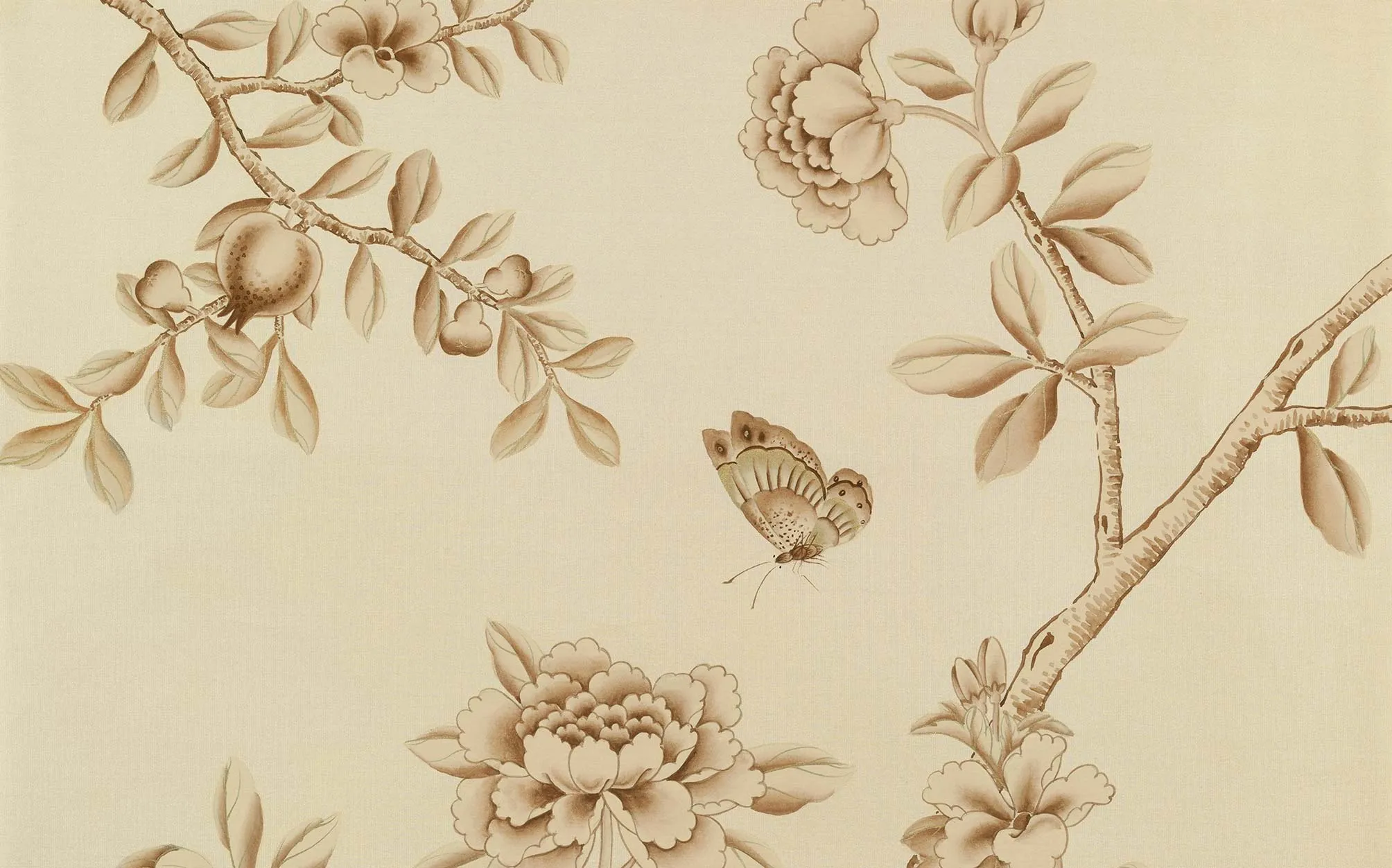 Обои для стен Fromental Chinoiserie C001-nonsuch-col-cocoa