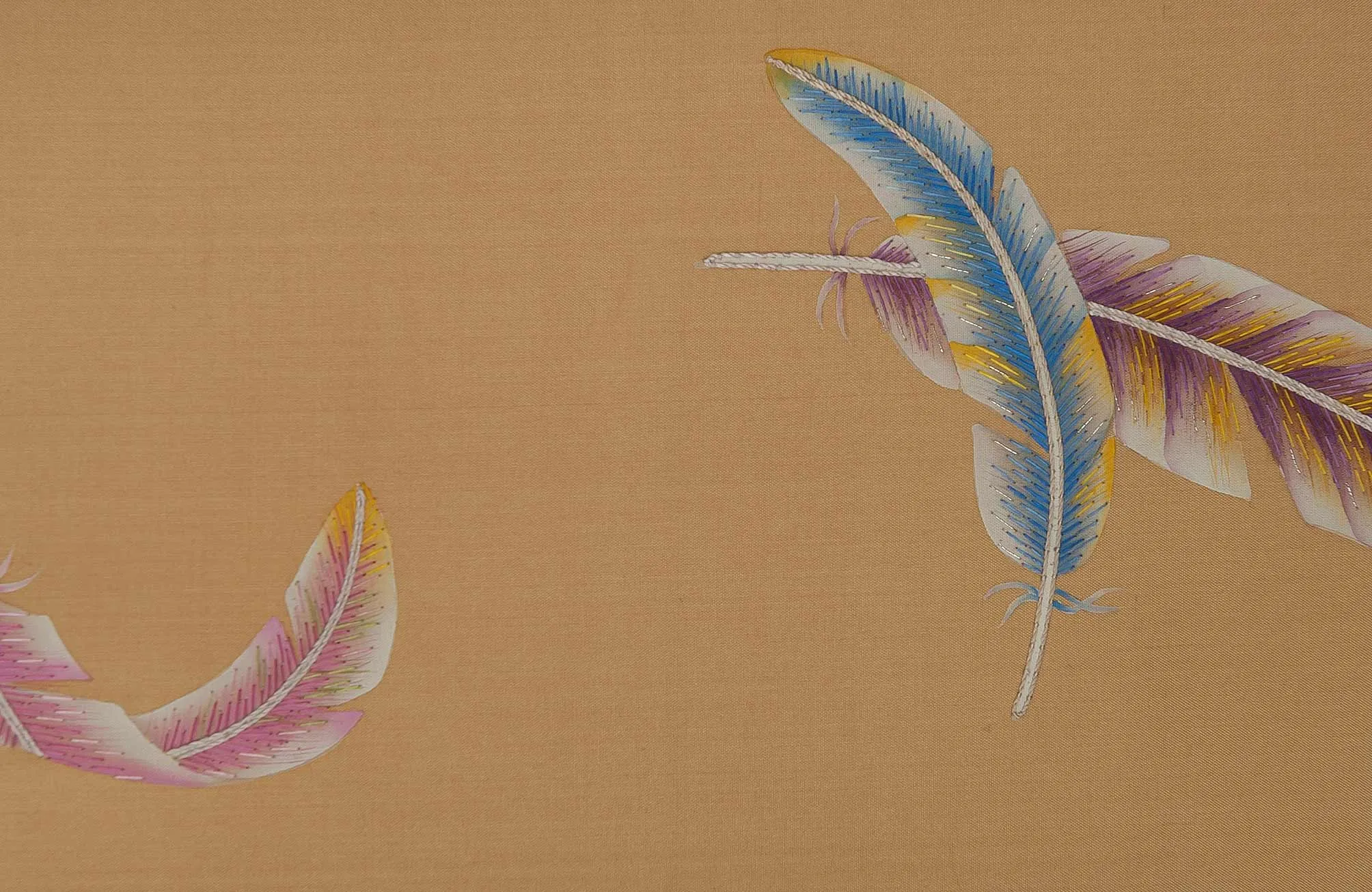 Обои для стен Fromental Roger Thomas RT002-02-plumes-sand-dresden