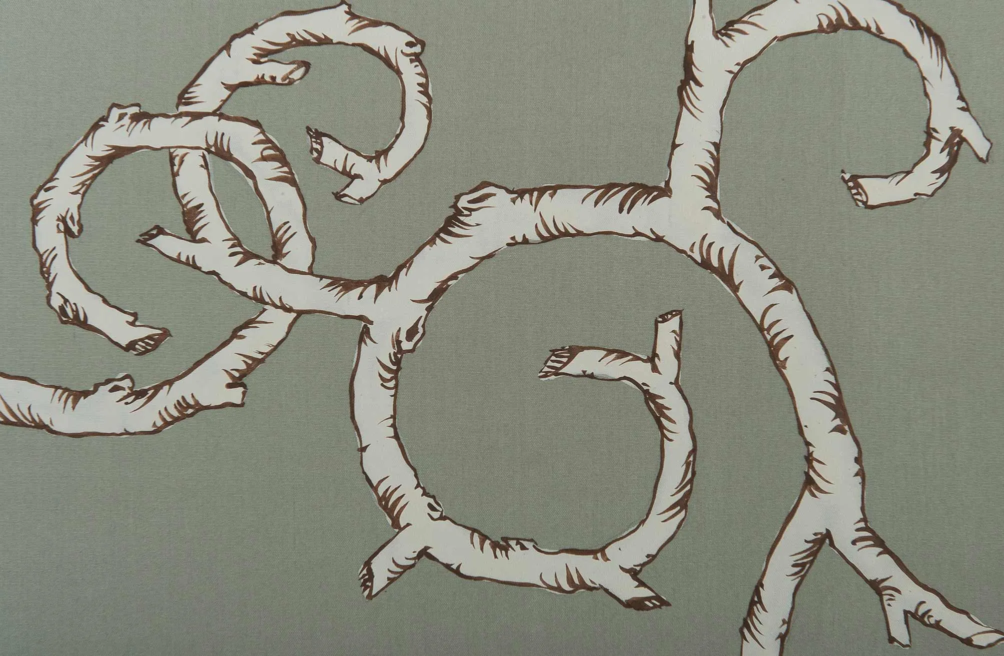 Обои для стен Fromental Roger Thomas RT003-bois-col-05-white-on-cardigan