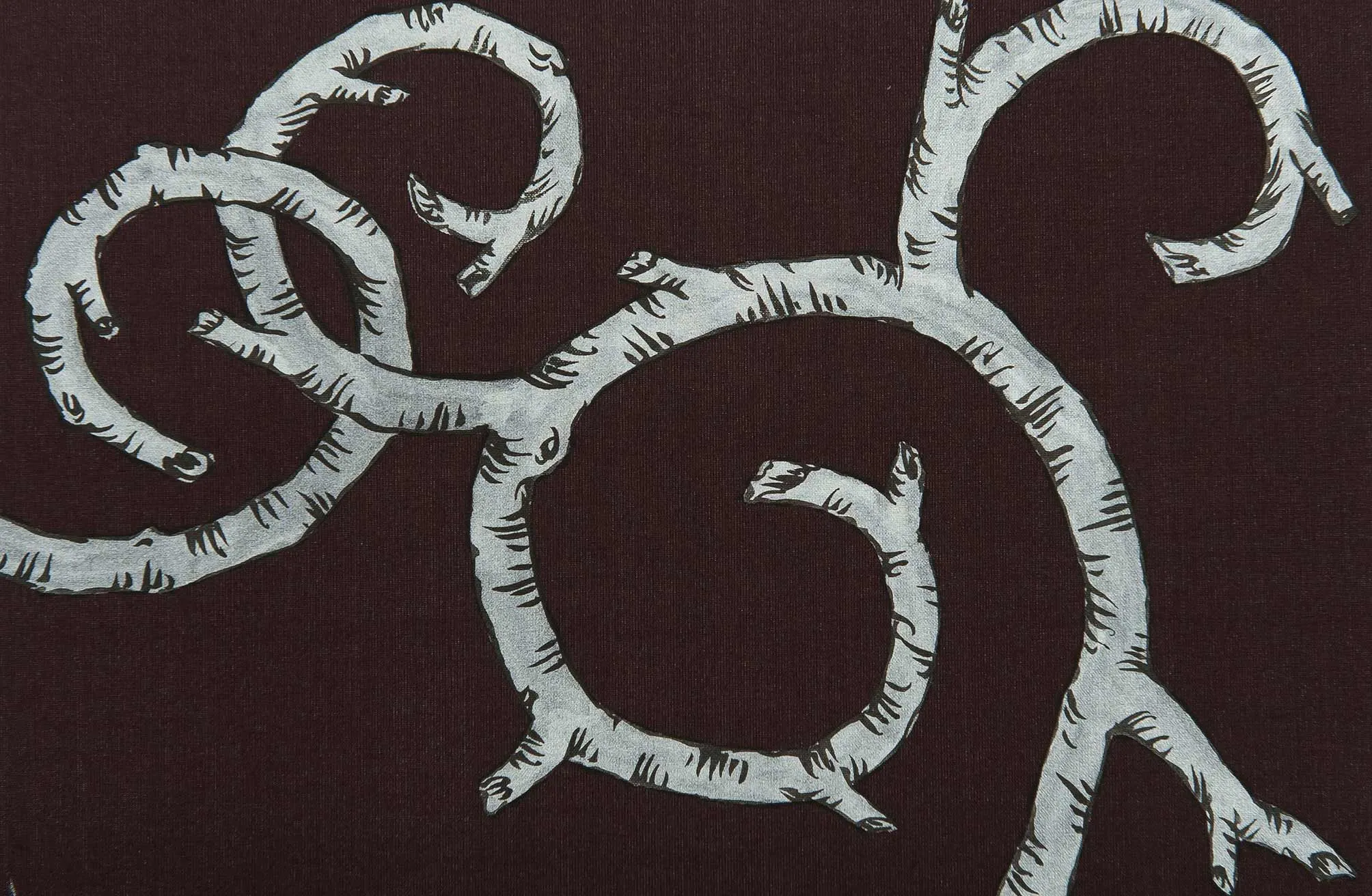 Обои для стен Fromental Roger Thomas RT003-bois-col-12-silver-on-mulberry