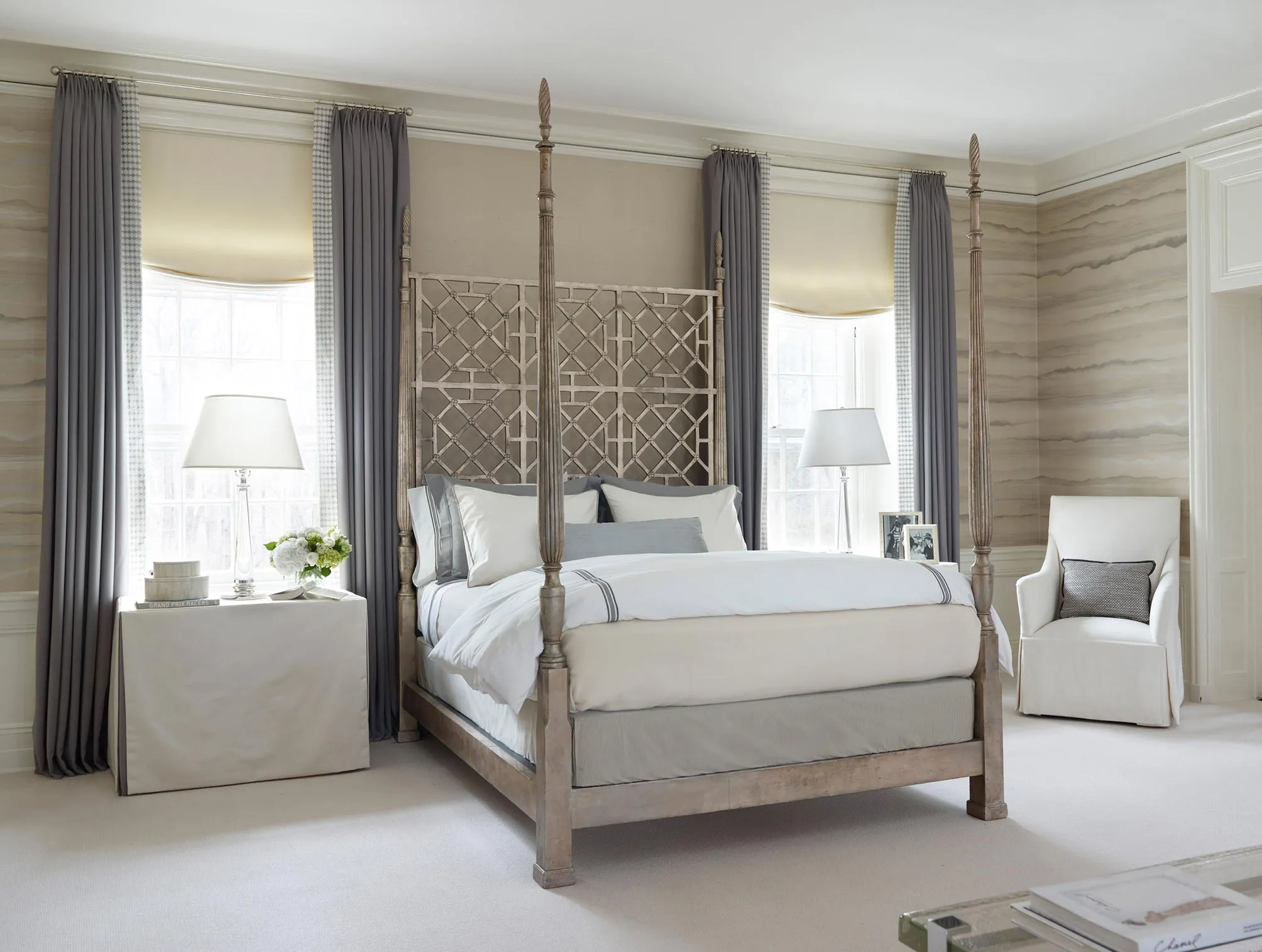 Обои для стен Fromental Roomskins D006-Travertine-Lake-Forest-showhouse-col-rhea-pic-5