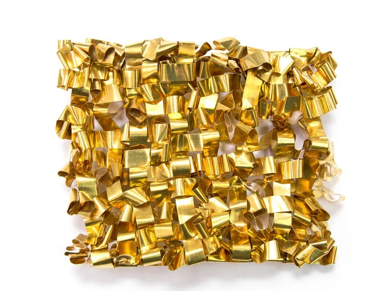 Ткань 4Spaces Metal tapestries Brass_Messing